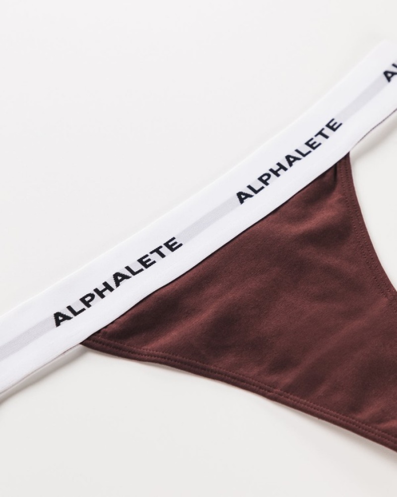 Alphalete Acute Donna Biancheria Intima Bordeaux | 69DZOJUIB