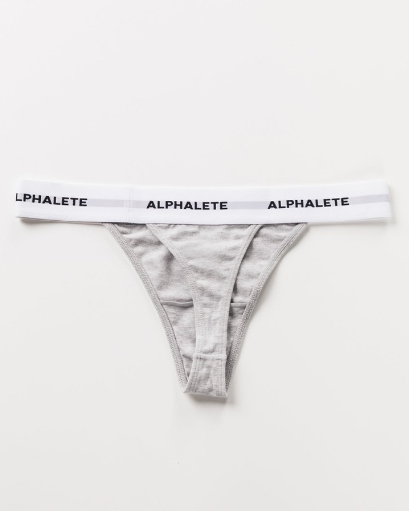 Alphalete Acute Donna Biancheria Intima Grigie | 64ZPUHMAF