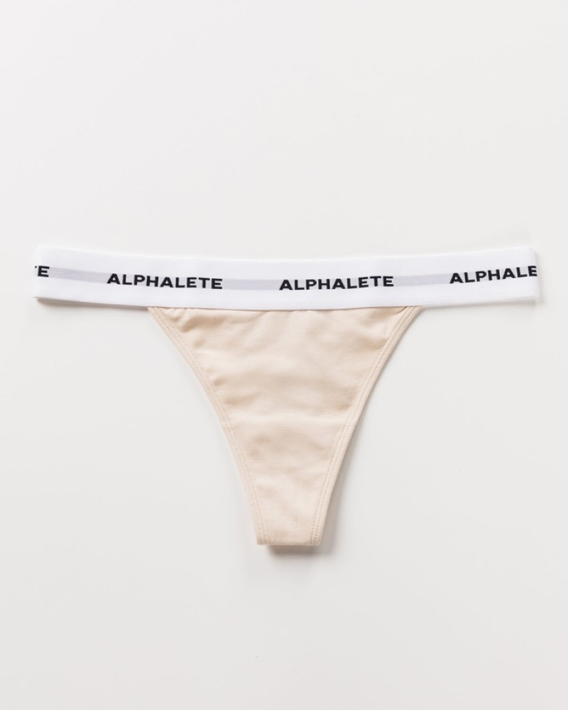 Alphalete Acute Donna Biancheria Intima Gialle Chiaro | 70LHFJYES