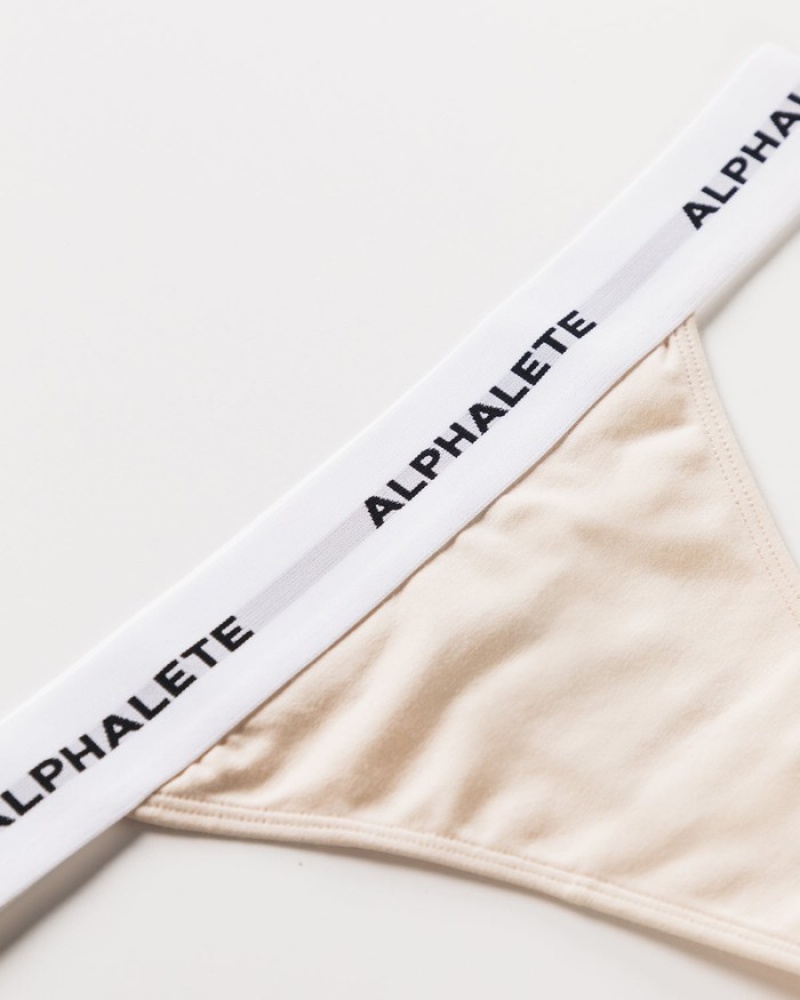 Alphalete Acute Donna Biancheria Intima Gialle Chiaro | 70LHFJYES