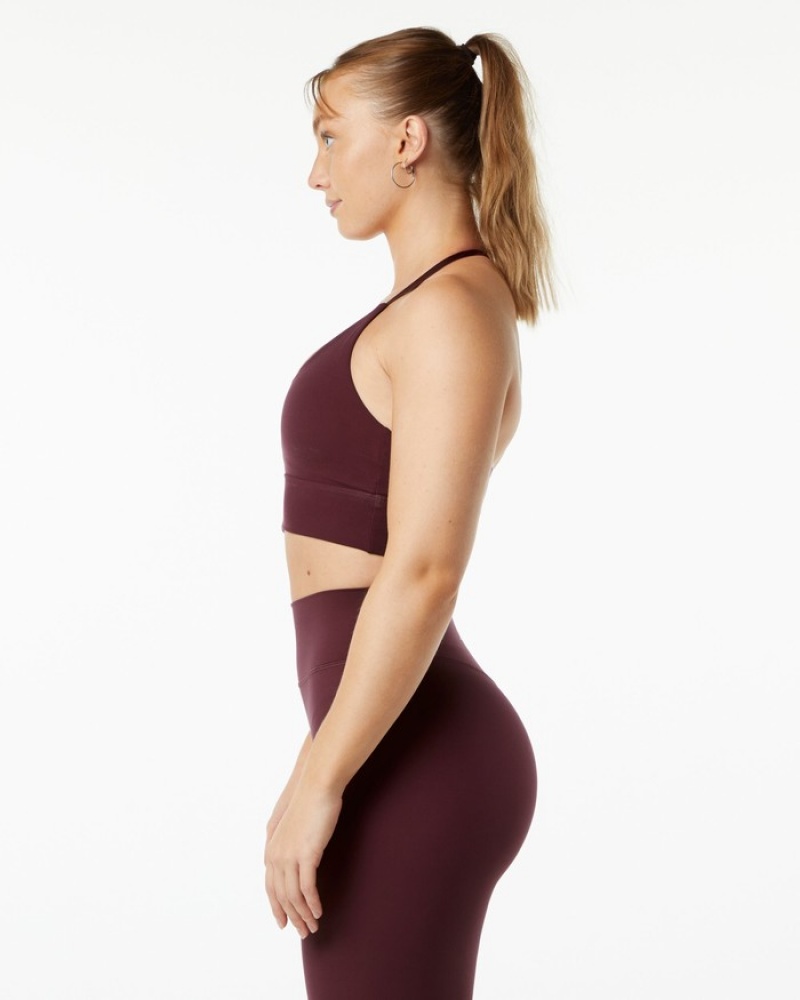 Alphalete Alphalux Wonder Donna Reggiseni Nere Rosa | 63ICPOSMR
