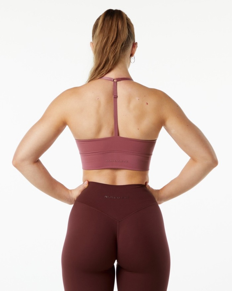 Alphalete Alphalux Wonder Donna Reggiseni Rosa | 52AEGFMIY