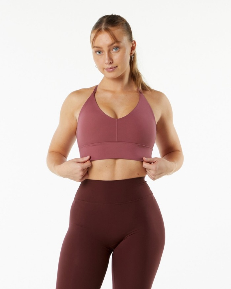 Alphalete Alphalux Wonder Donna Reggiseni Rosa | 52AEGFMIY