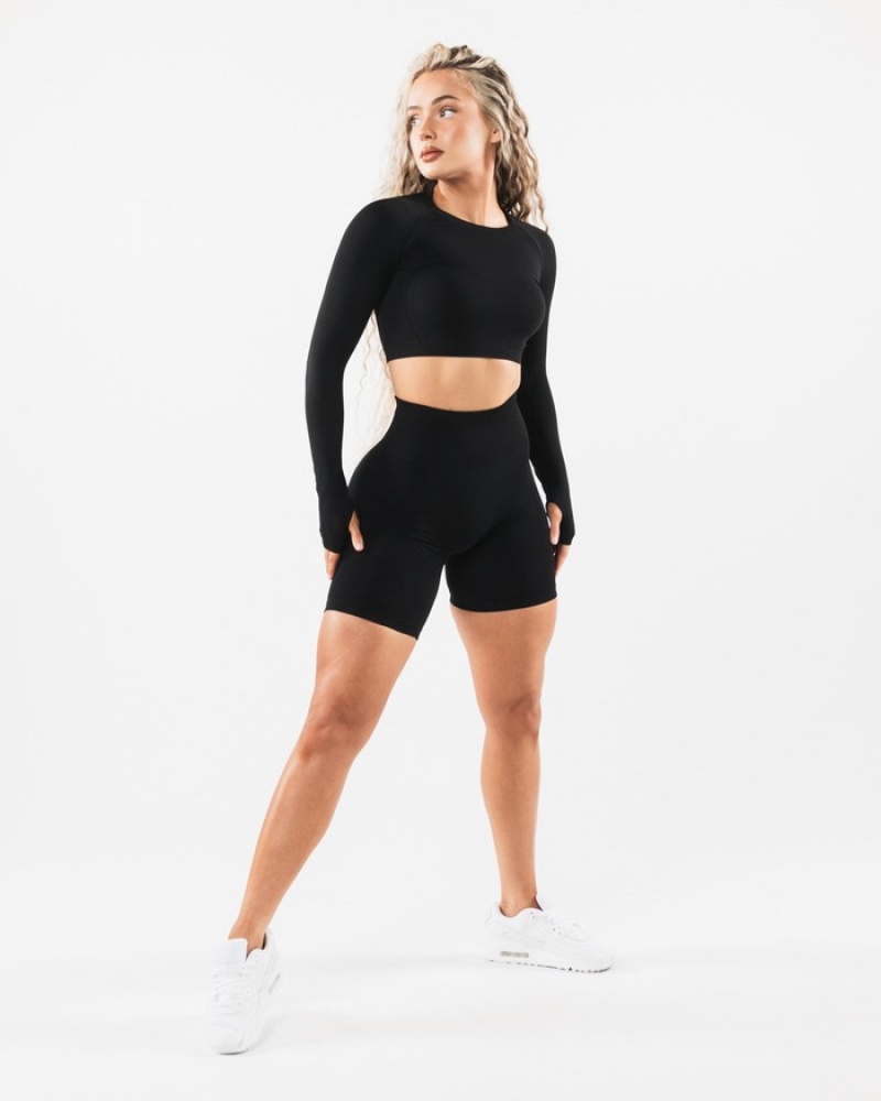 Alphalete Amplify 6.5” Donna Pantaloncini Nere | 18XSFOAQU