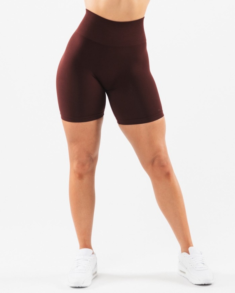 Alphalete Amplify 6.5” Donna Pantaloncini Bordeaux | 50PRXQHSA