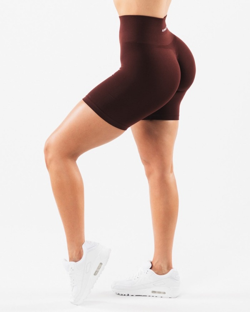 Alphalete Amplify 6.5” Donna Pantaloncini Bordeaux | 50PRXQHSA