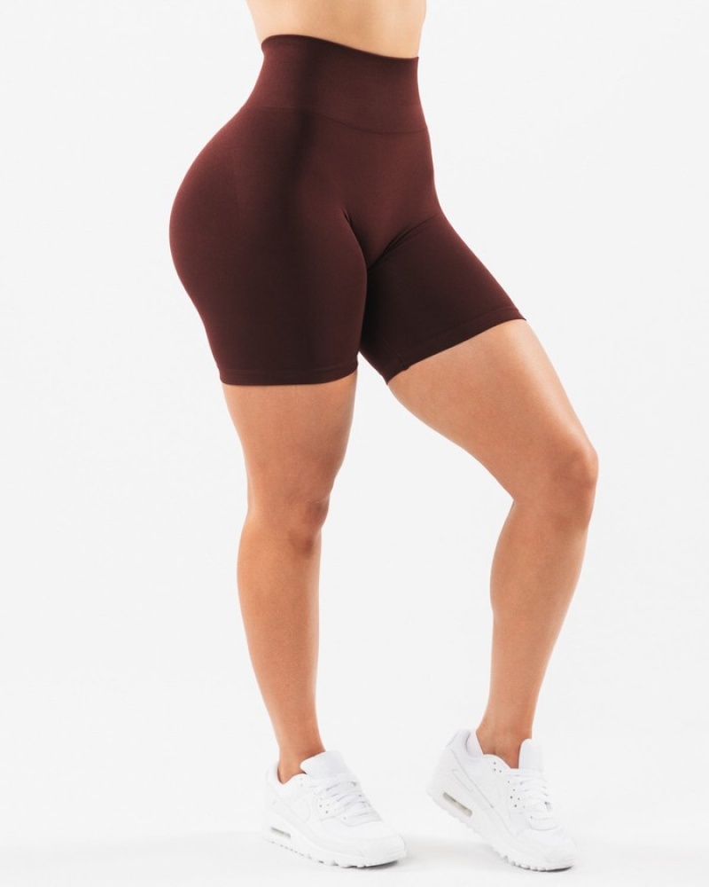 Alphalete Amplify 6.5” Donna Pantaloncini Bordeaux | 50PRXQHSA