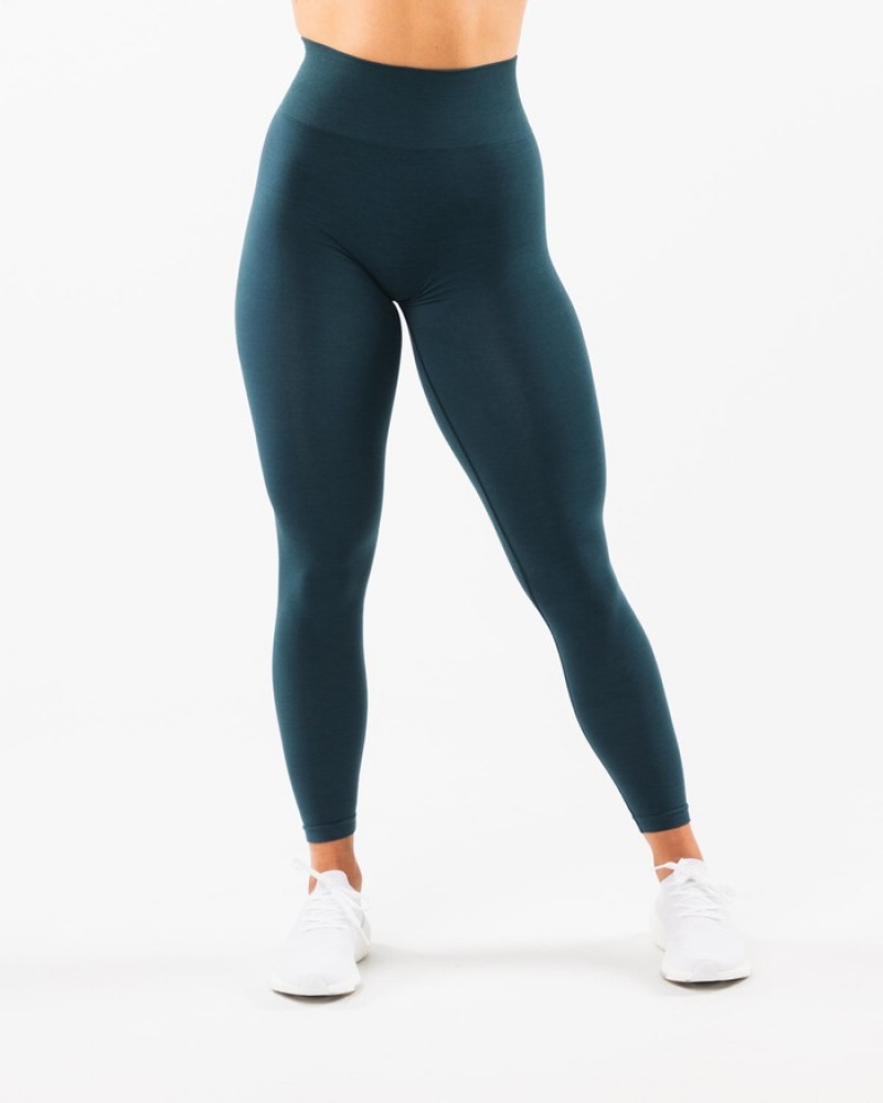 Alphalete Amplify Donna Leggings Blu Marino | 51FHKRXPU