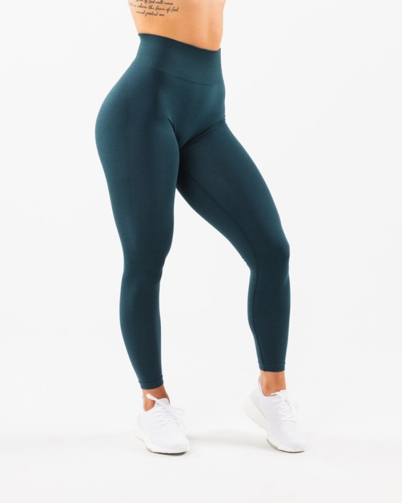 Alphalete Amplify Donna Leggings Blu Marino | 51FHKRXPU