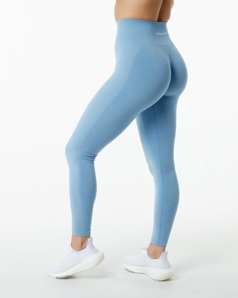 Alphalete Amplify Donna Leggings Blu | 61KRTALSU