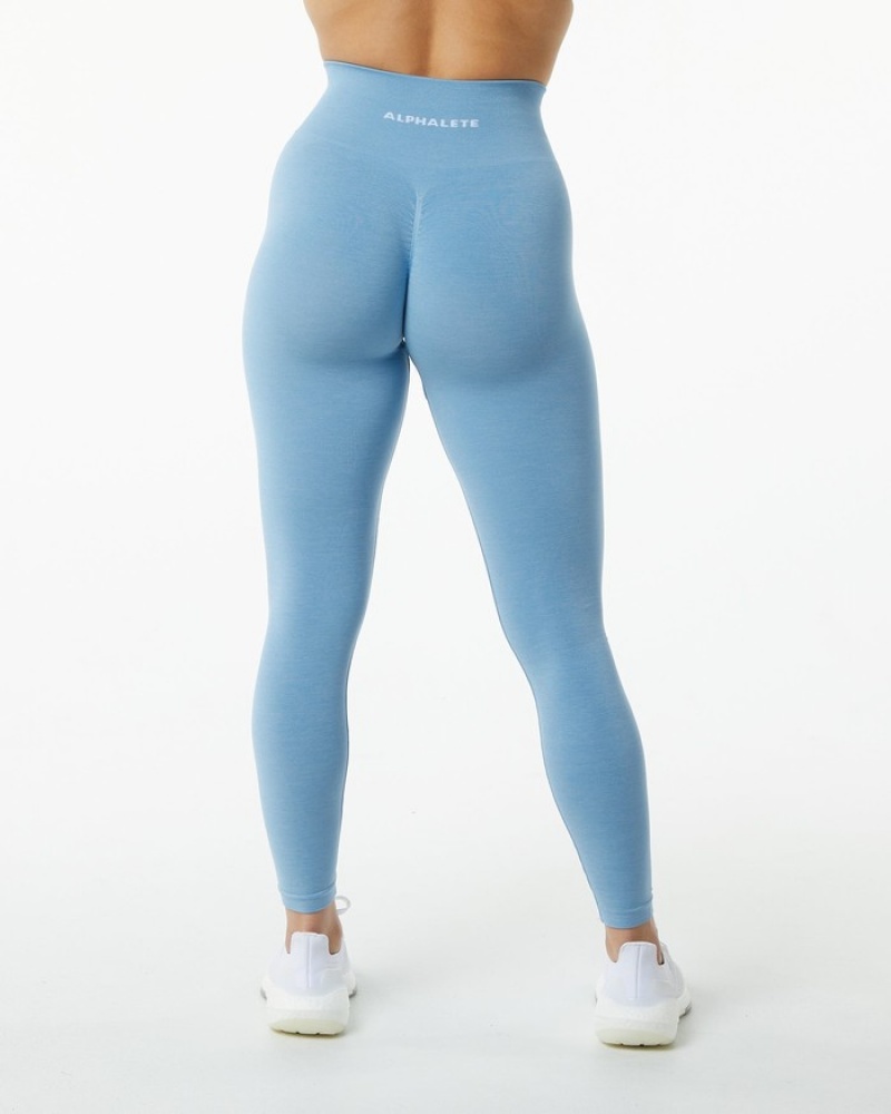 Alphalete Amplify Donna Leggings Blu | 61KRTALSU