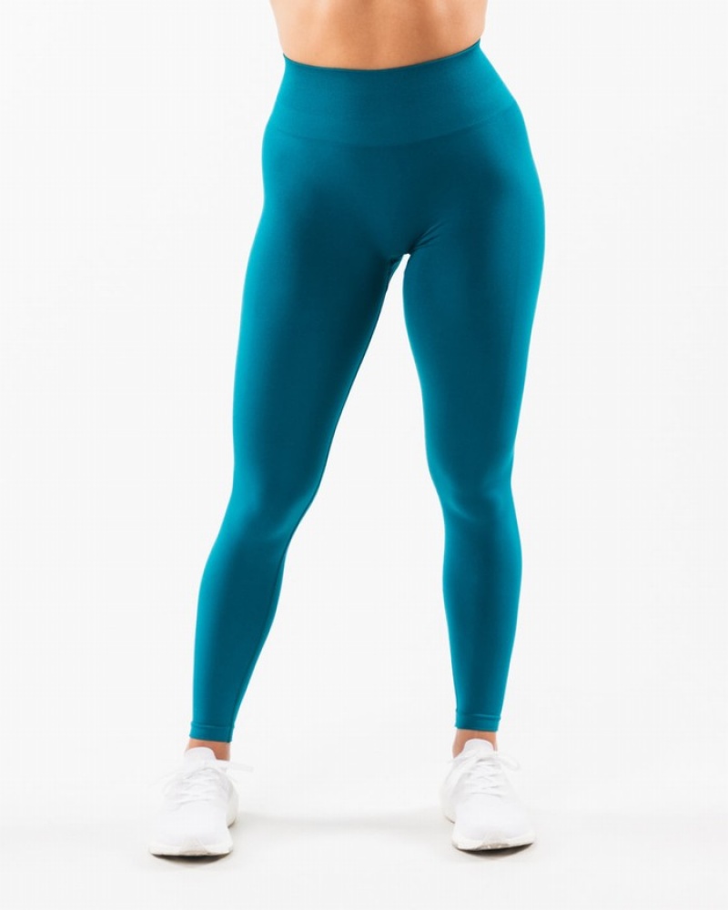 Alphalete Amplify Donna Leggings Blu | 65OAYMHDE