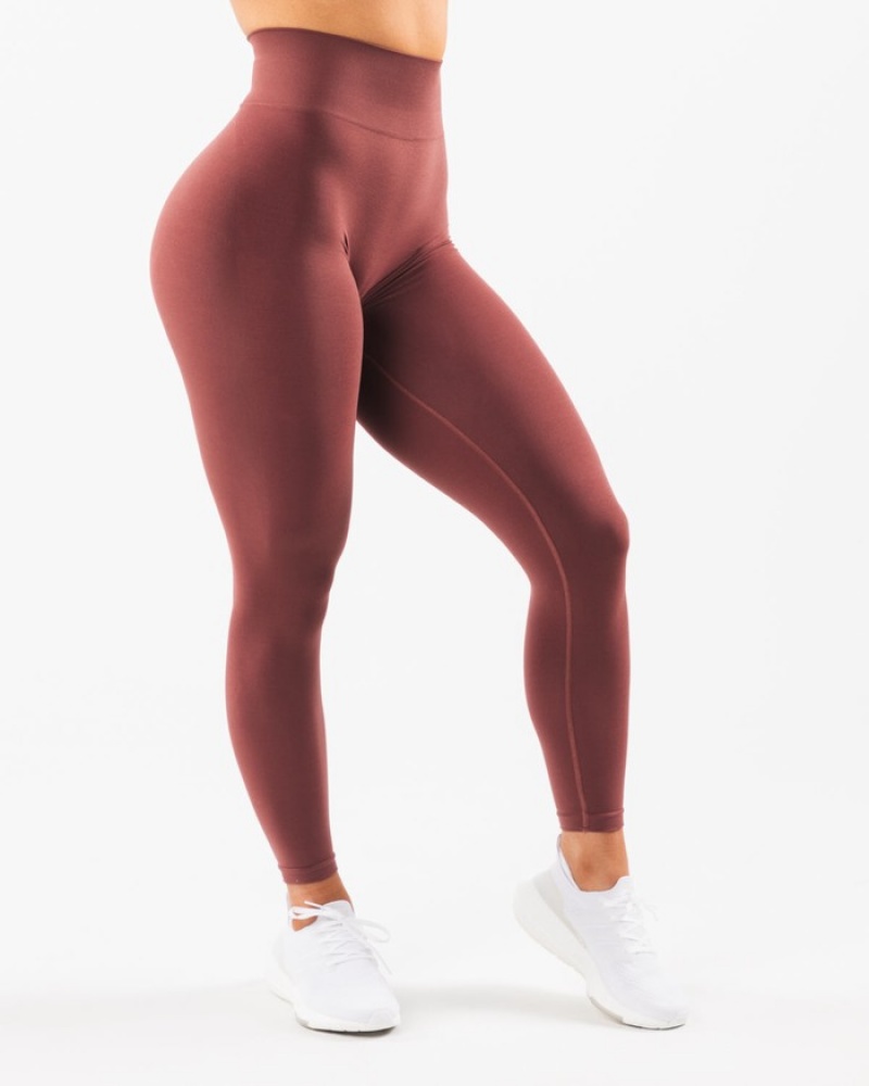 Alphalete Amplify Donna Leggings Bordeaux | 56JRXSCZT