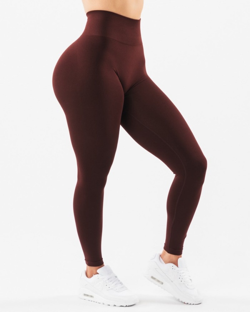 Alphalete Amplify Donna Leggings Bordeaux | 06XTVHOKZ