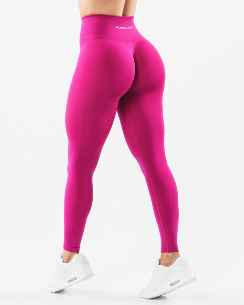 Alphalete Amplify Donna Leggings Rosa | 35YEXGHQW