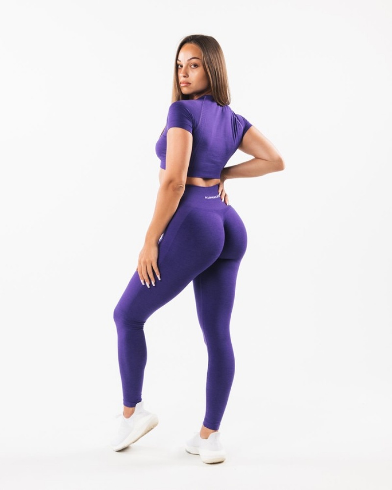 Alphalete Amplify Donna Leggings Viola | 21SFGOHNZ