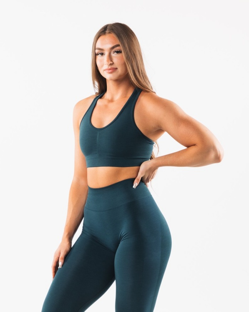Alphalete Amplify Donna Reggiseni Blu Marino | 03QJGAUED