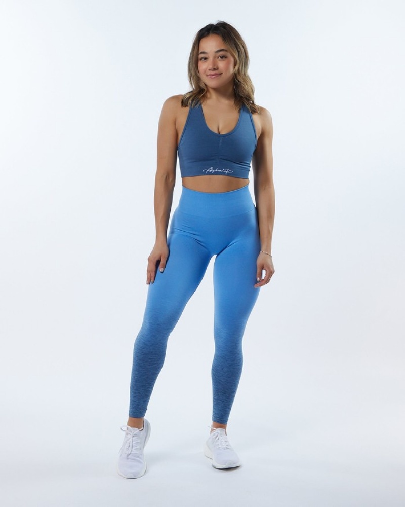 Alphalete Amplify Donna Reggiseni Blu | 71MVBXSAT