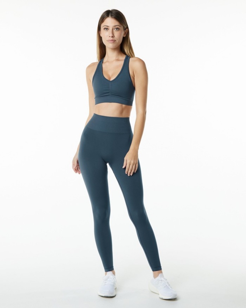 Alphalete Amplify Donna Reggiseni Blu | 85XVNZBMO