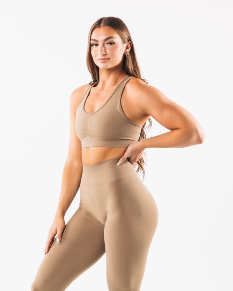 Alphalete Amplify Donna Reggiseni Grigie | 31SBKJTWX