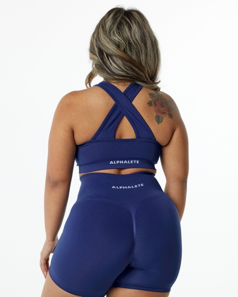 Alphalete Amplify Donna Reggiseni Indaco | 36MRXPLJD
