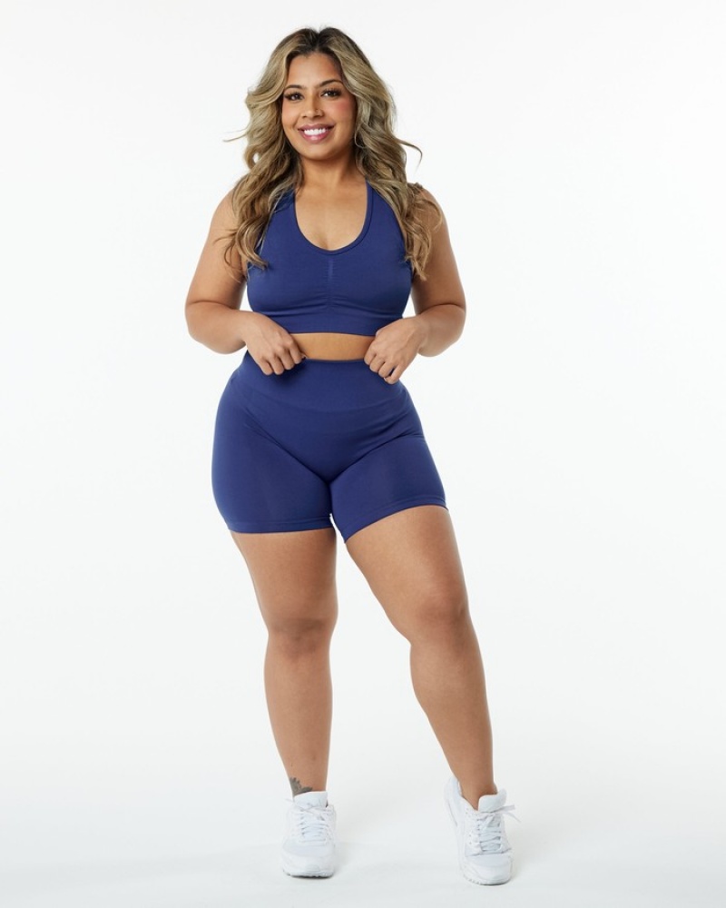 Alphalete Amplify Donna Reggiseni Indaco | 36MRXPLJD