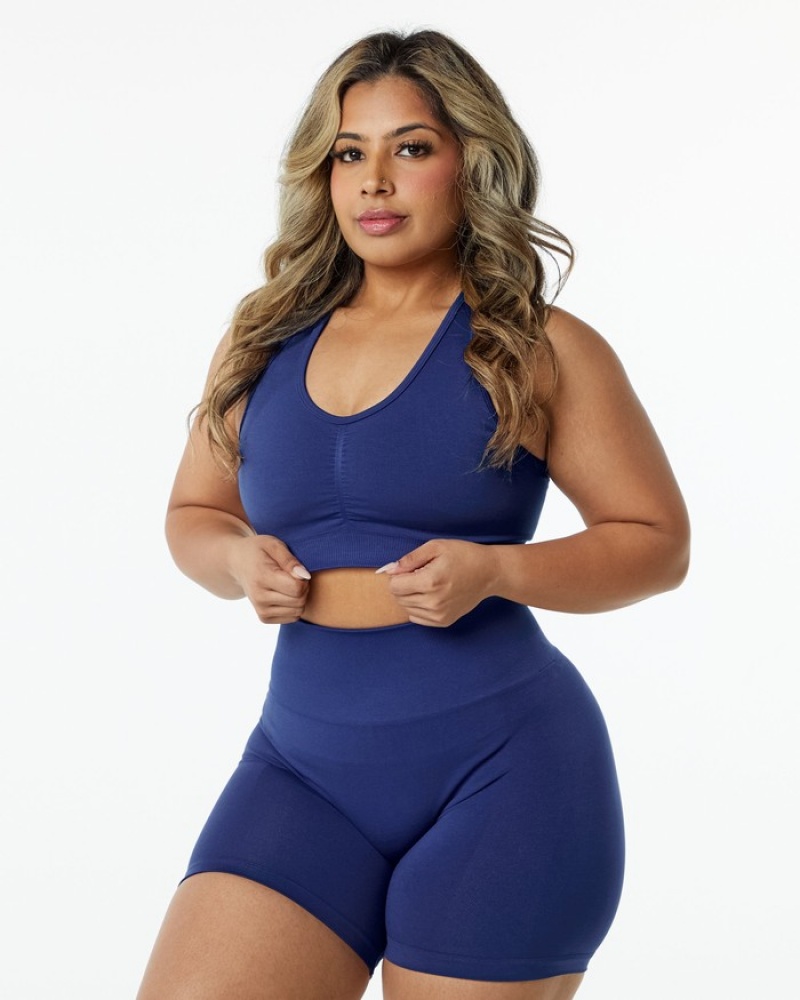 Alphalete Amplify Donna Reggiseni Indaco | 36MRXPLJD