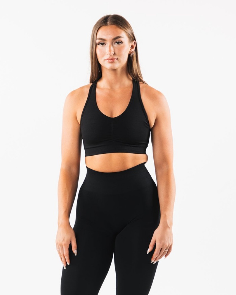 Alphalete Amplify Donna Reggiseni Nere | 26APZHJVD