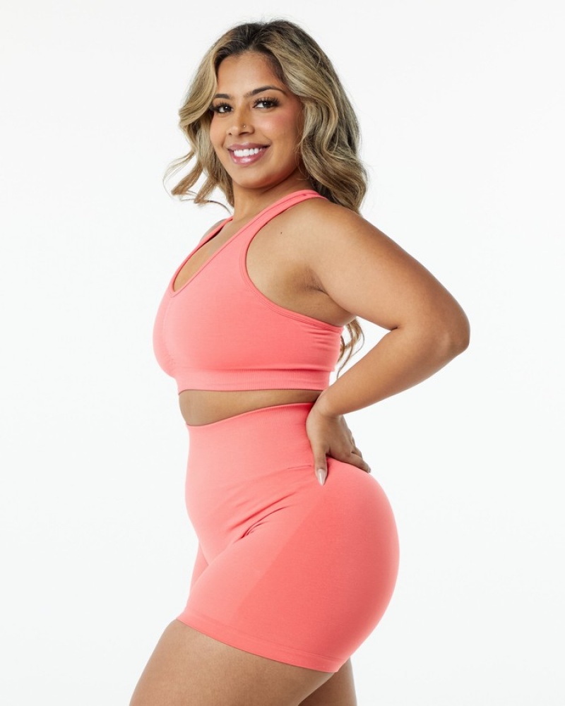 Alphalete Amplify Donna Reggiseni Rosa | 79AILGBTH
