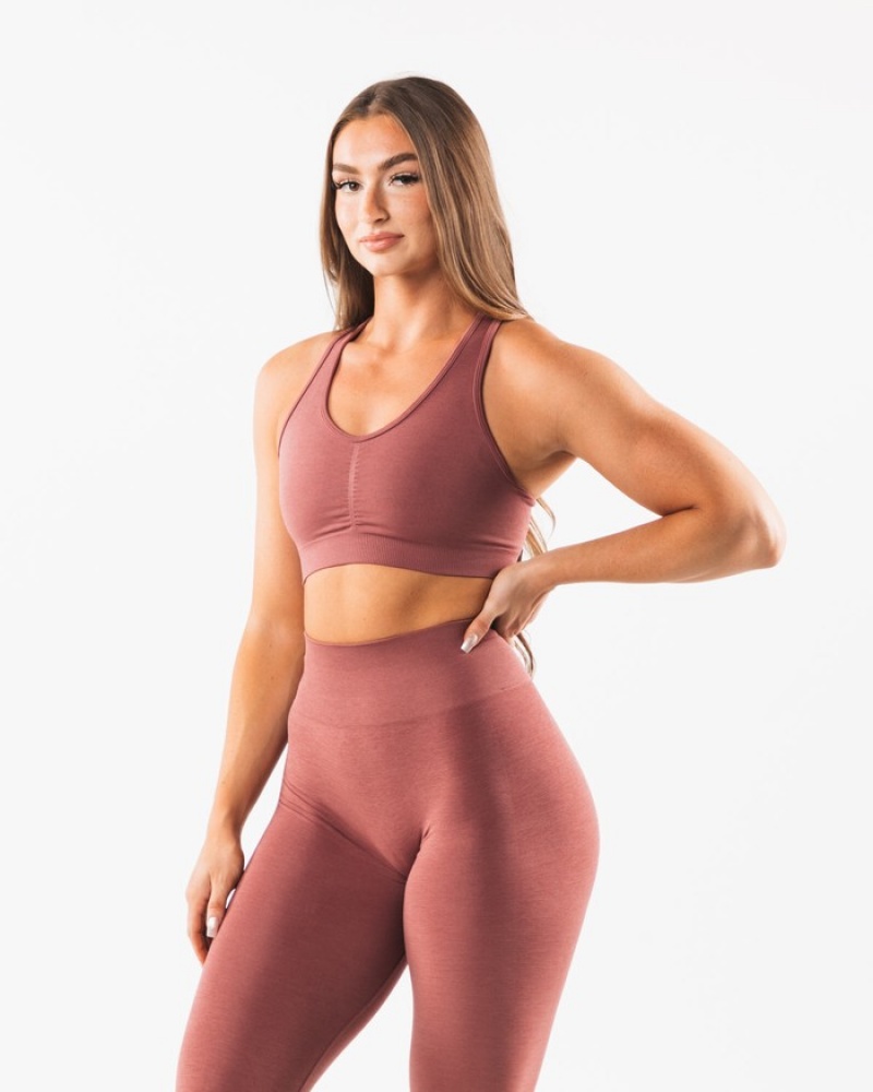 Alphalete Amplify Donna Reggiseni Rosa | 48MHCUQTF