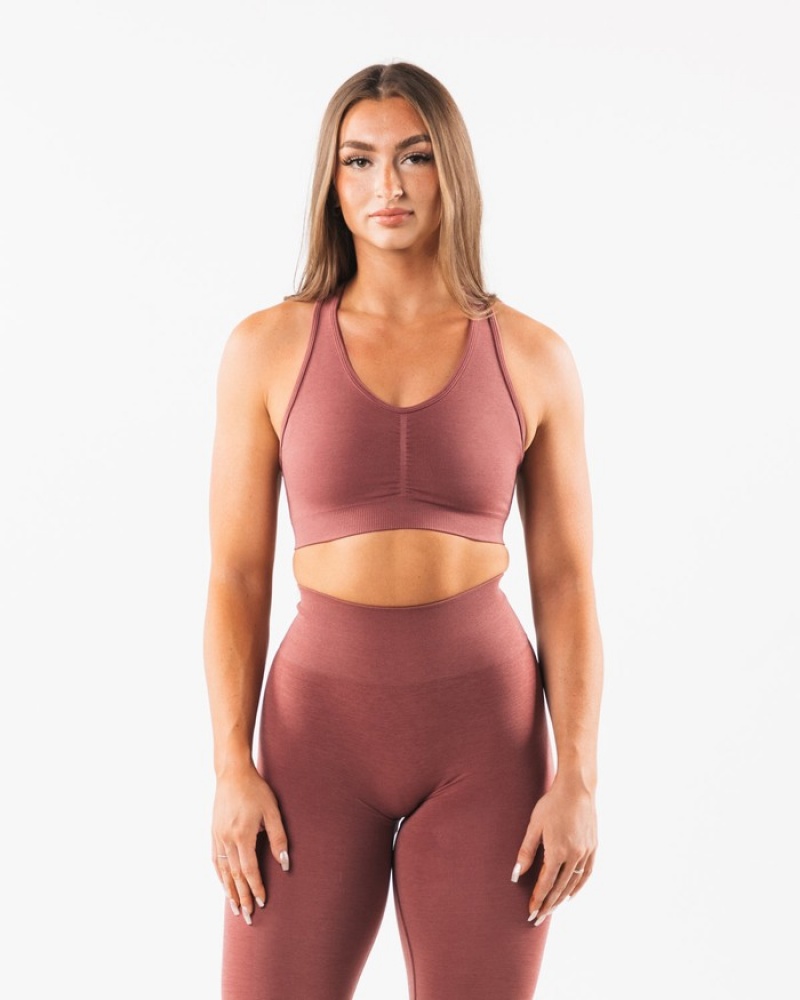 Alphalete Amplify Donna Reggiseni Rosa | 48MHCUQTF