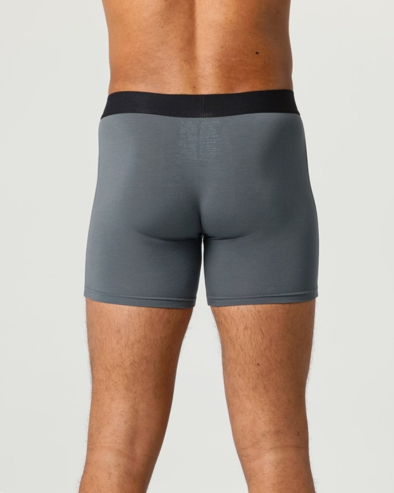 Alphalete Classiche Boxer 3pk Uomo Biancheria Intima Nere | 92HSFTBCM