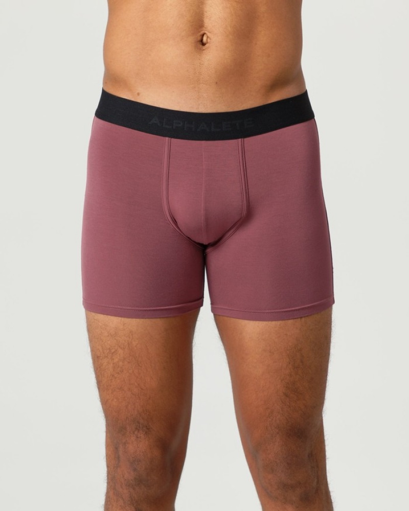Alphalete Classiche Boxer 3pk Uomo Biancheria Intima Beige | 70LRCAQME