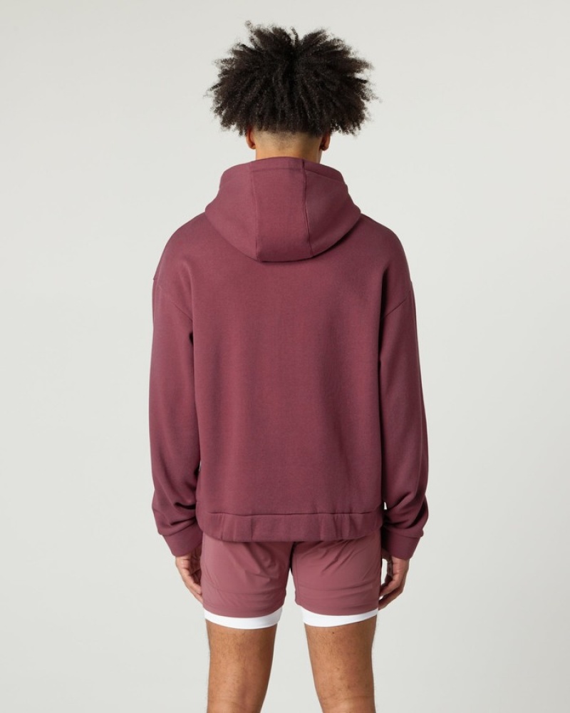Alphalete Classiche Full-Zip Uomo Giacche Bordeaux | 25CZLMFBG
