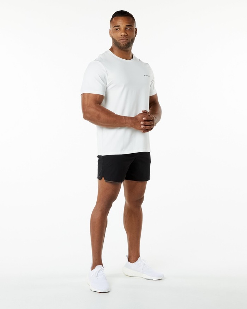 Alphalete Classiche Uomo Camicie Bianche | 91AFLZSUQ