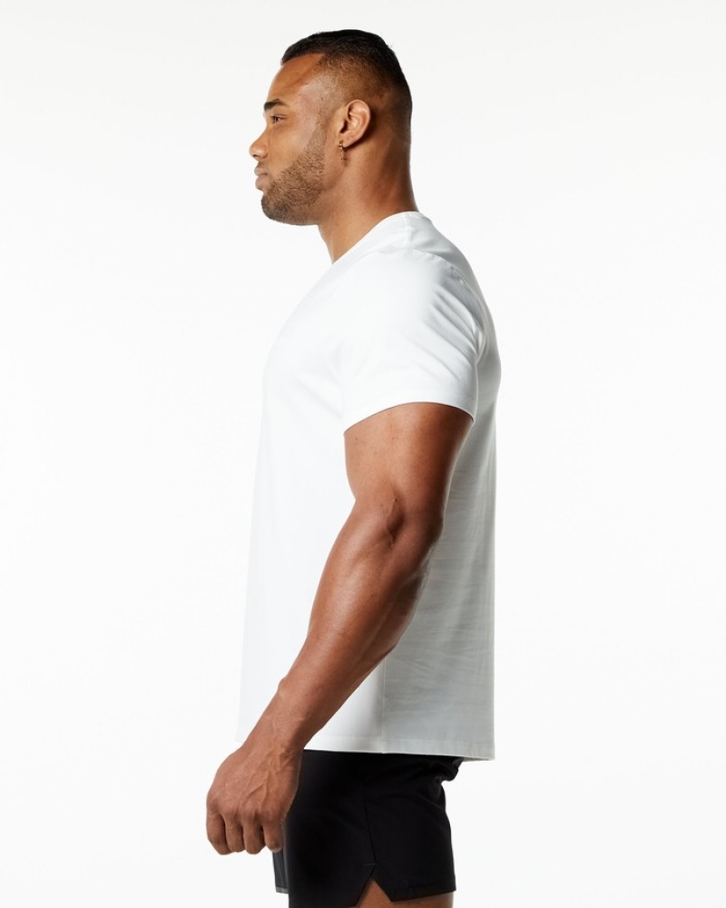 Alphalete Classiche Uomo Camicie Bianche | 37BYMGIEO