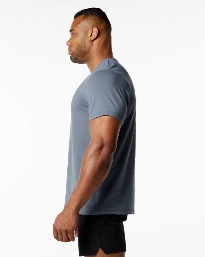 Alphalete Classiche Uomo Camicie Grigie Scuro | 18CQZESDN