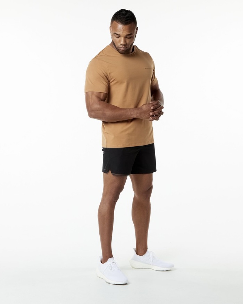 Alphalete Classiche Uomo Camicie Rosse | 61ZXLCAQN