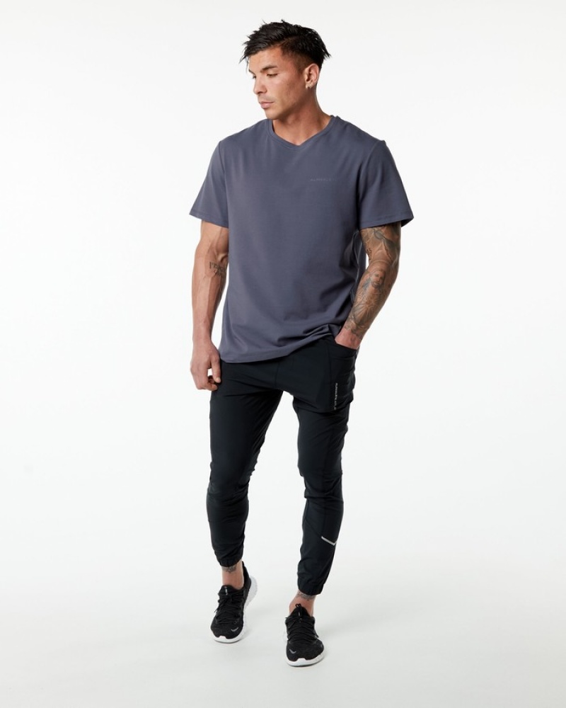 Alphalete Classiche Uomo Camicie Viola | 79LRCKSBW