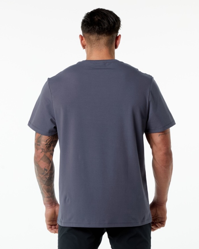 Alphalete Classiche Uomo Camicie Viola | 79LRCKSBW