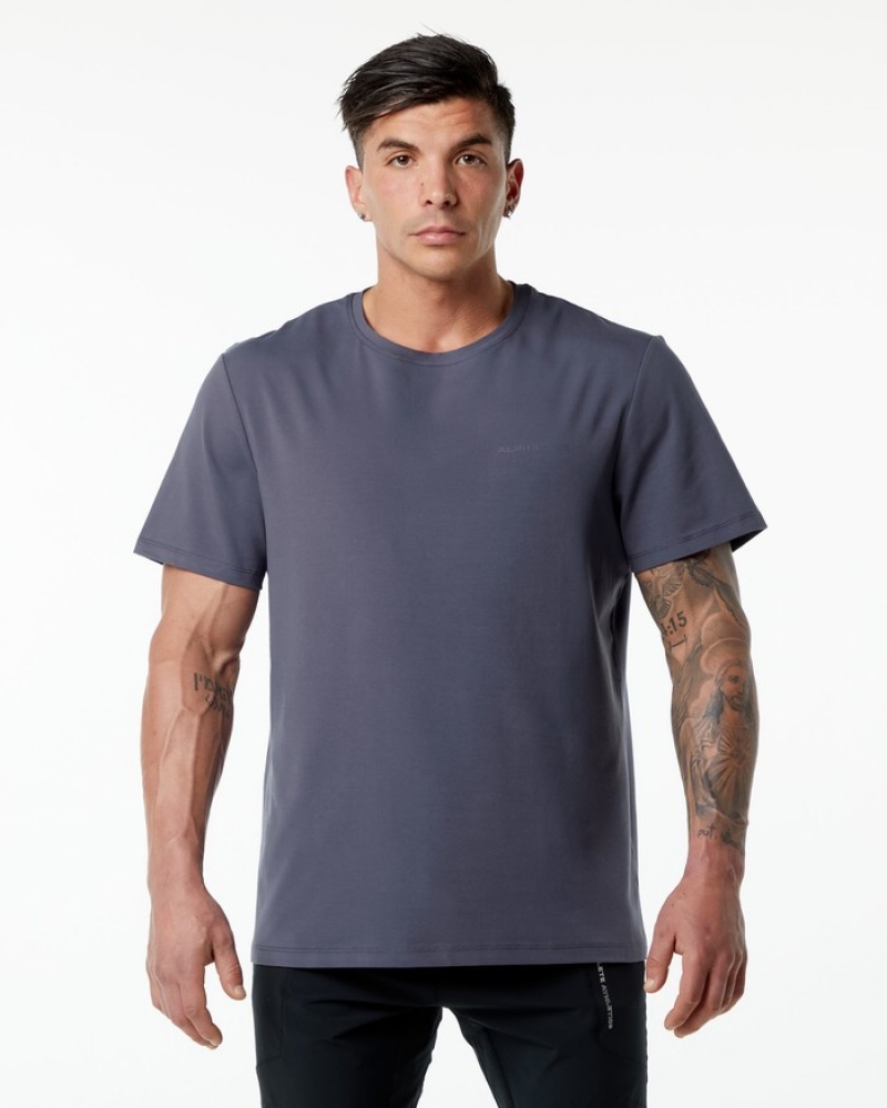 Alphalete Classiche Uomo Camicie Viola | 79LRCKSBW