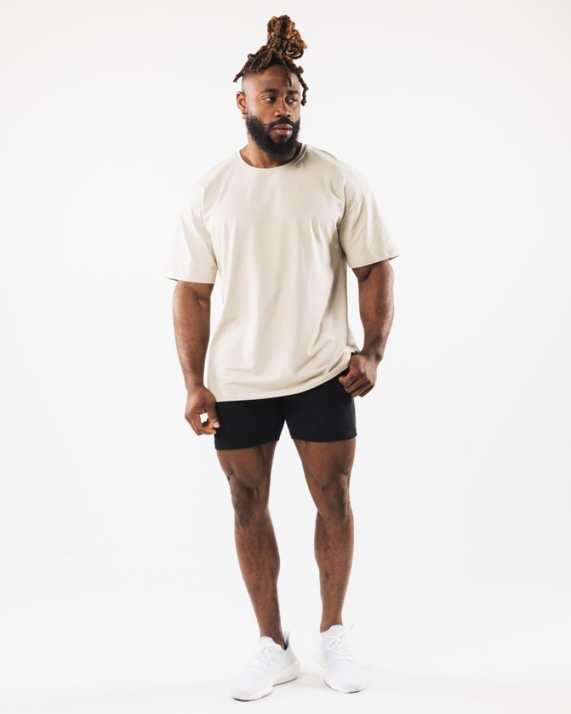 Alphalete Collegiate Uomo Camicie Bianche | 96CLSYEDT