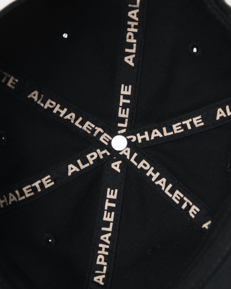 Alphalete Collegiate Vintage Uomo Cappellini Nere | 51TDYKQRG