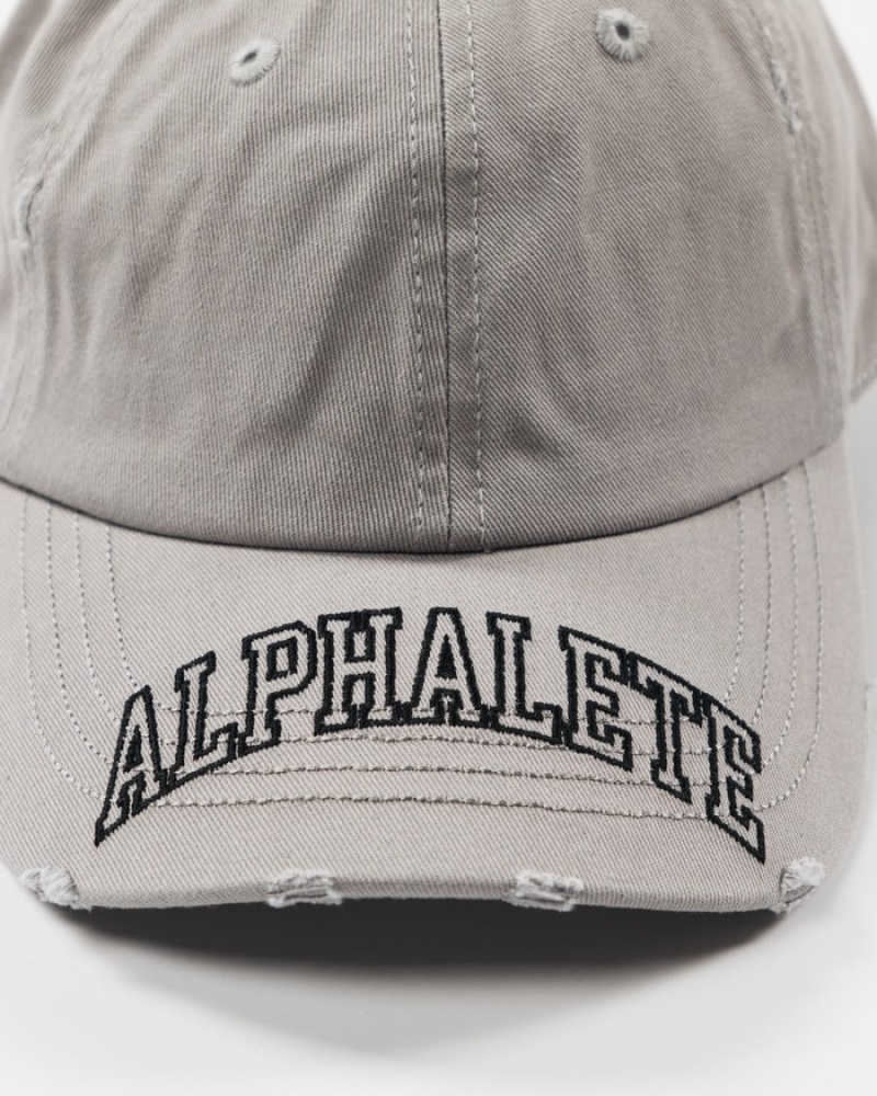 Alphalete Collegiate Vintage Uomo Cappellini Grigie | 48WENHYFM