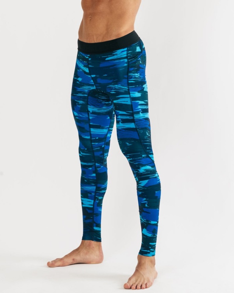 Alphalete Core Allenamento Uomo Biancheria Intima Blu Camouflage | 35HKRYBEA