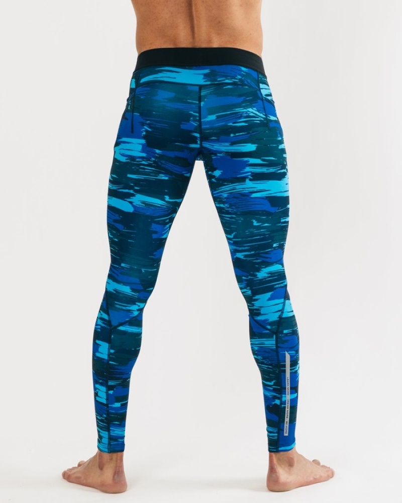 Alphalete Core Allenamento Uomo Biancheria Intima Blu Camouflage | 35HKRYBEA
