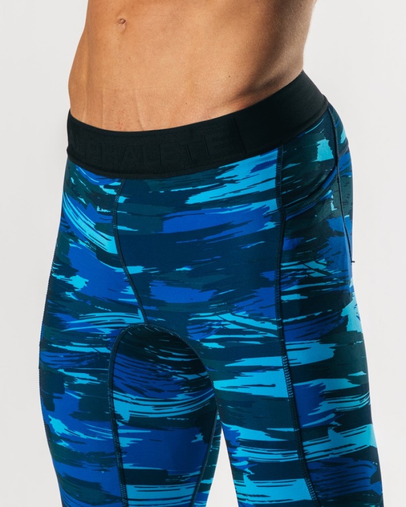 Alphalete Core Allenamento Uomo Biancheria Intima Blu Camouflage | 35HKRYBEA