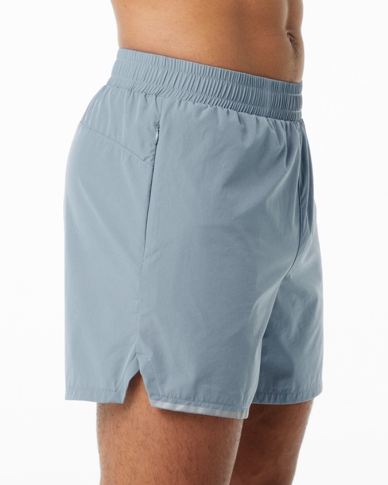 Alphalete Core Stride 5” Uomo Pantaloncini Blu | 01REVJTPI