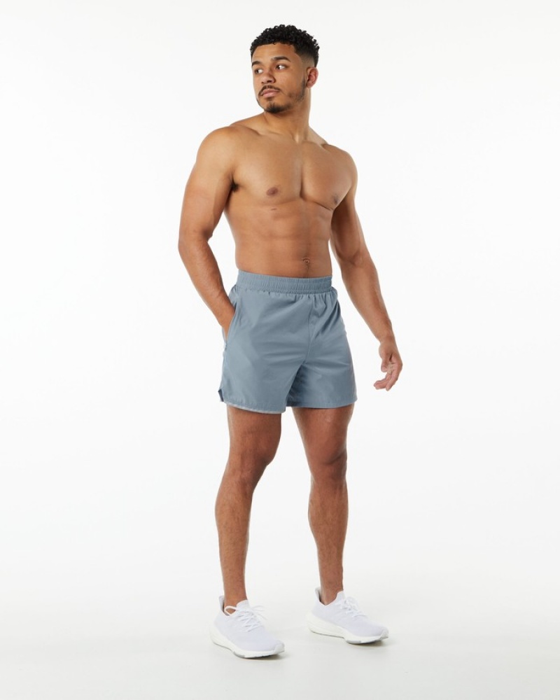 Alphalete Core Stride 5” Uomo Pantaloncini Blu | 01REVJTPI