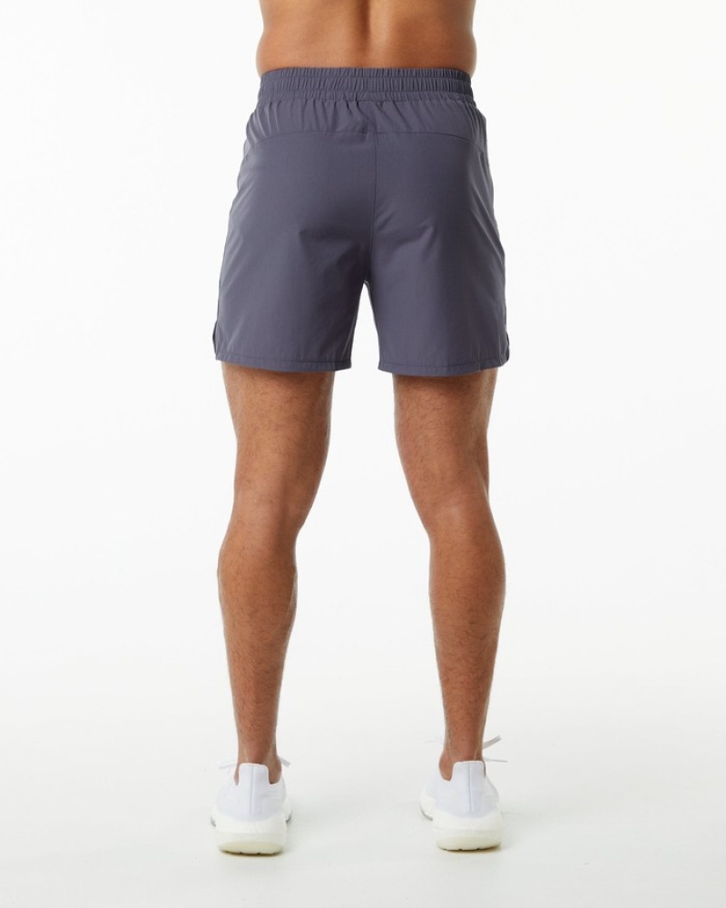 Alphalete Core Stride 5” Uomo Pantaloncini Viola | 56MESJZHB